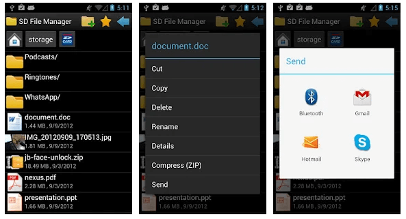 SD File Manager - Best File Manager App For Android Platform