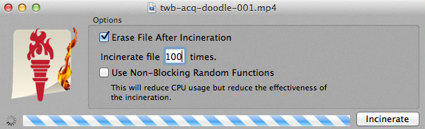 Incinerator - Best File Shredder Software For Mac
