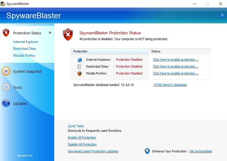 SpywareBlaster - Best Spyware Removal Tools