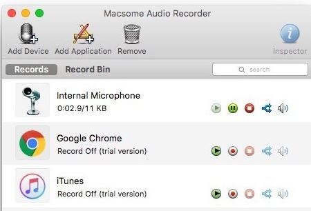 macsome audio recorder