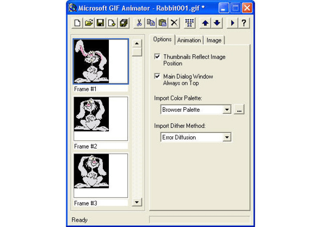 Microsoft GIF Animator Software