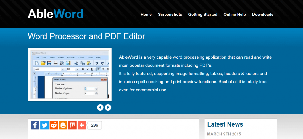 AbleWord - Best PDF Editing Software For Windows 2020 