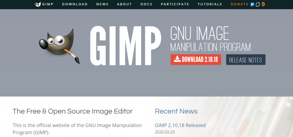 gimp photo editing software mac