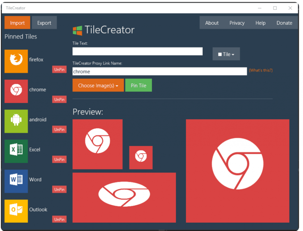 Tile Creator Software For Windows 10 Customization