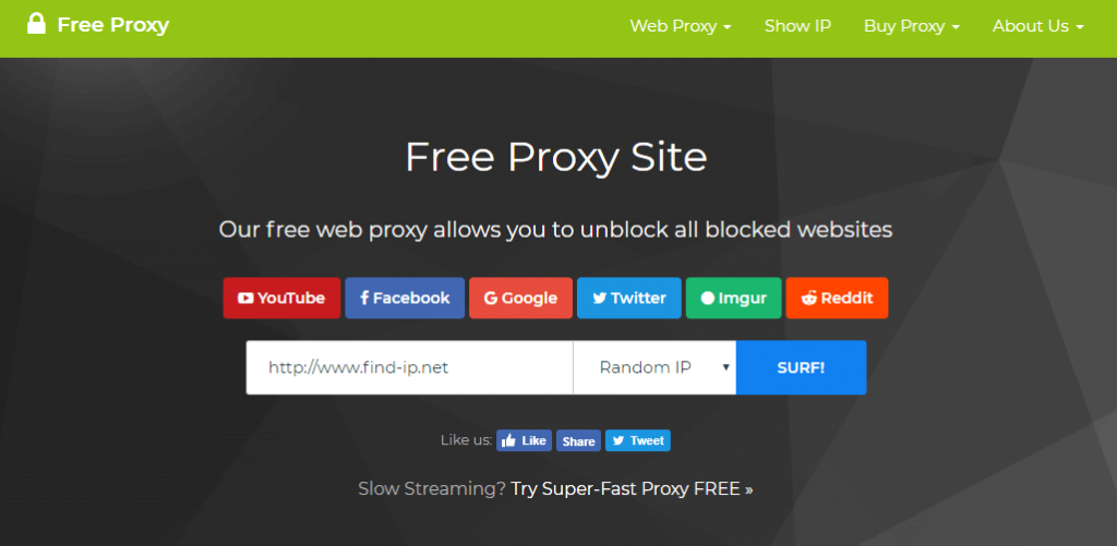 Proxy Site - Free Proxy Websites