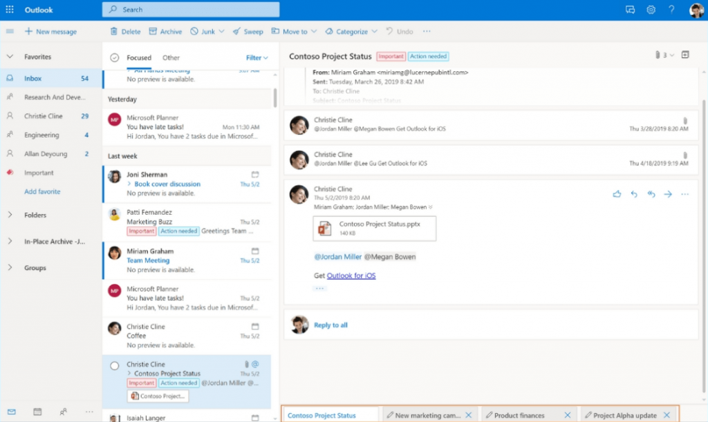 purchase outlook 2019 standalone