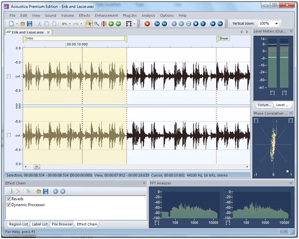 acoustica audio mix