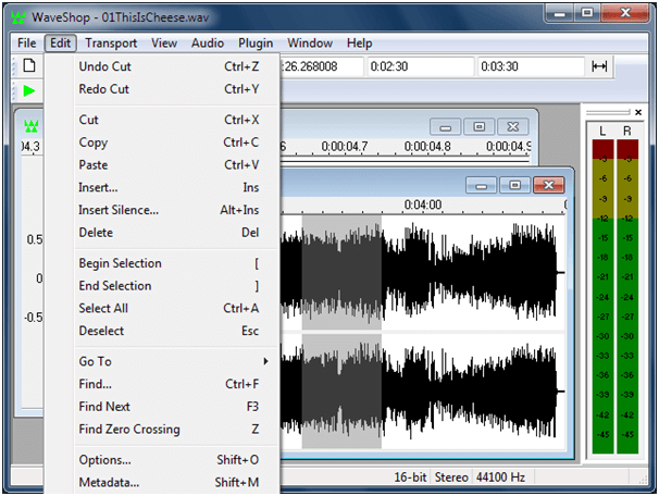 ces audio editor software 2005