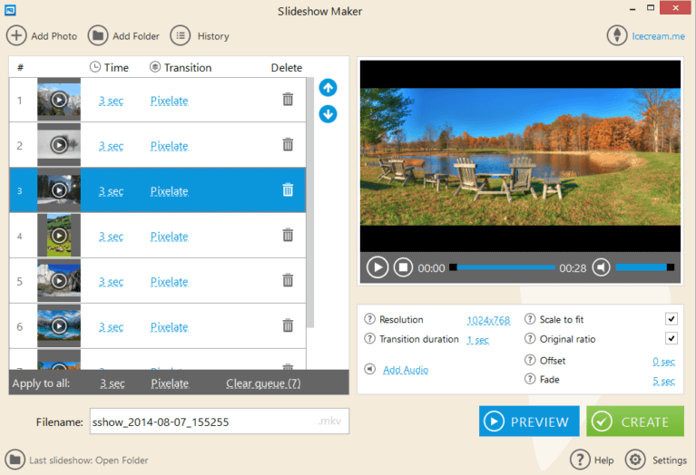 free instals Icecream Slideshow Maker Pro 5.05
