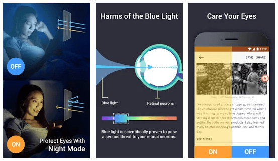 Night Shift - Bluelight Filter for Good Sleep