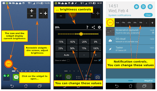 Brightness Control & Dimmer