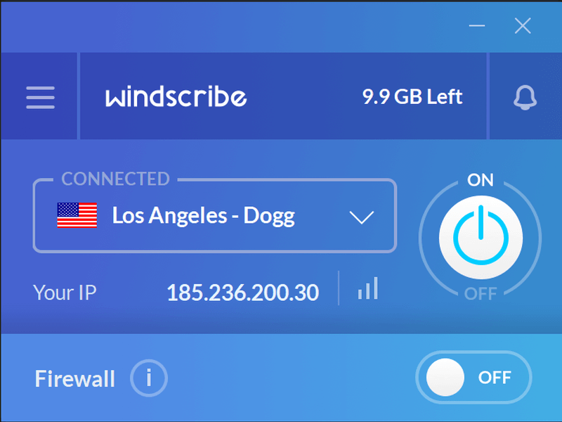 Windscribe - VPN for streaming Netflix