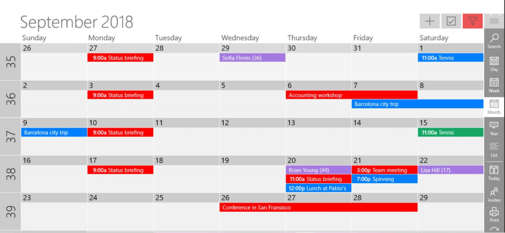 One Calendar - Aplikasi Kalender Desktop Terbaik