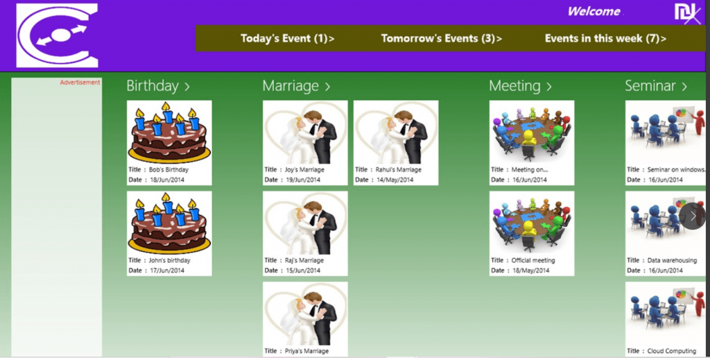 Event Calendar