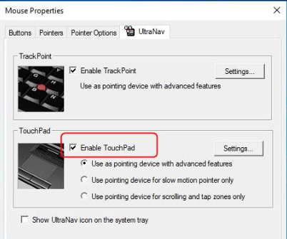 Enable The Touchpad to Fix Asus Touchpad Not Working Problem 