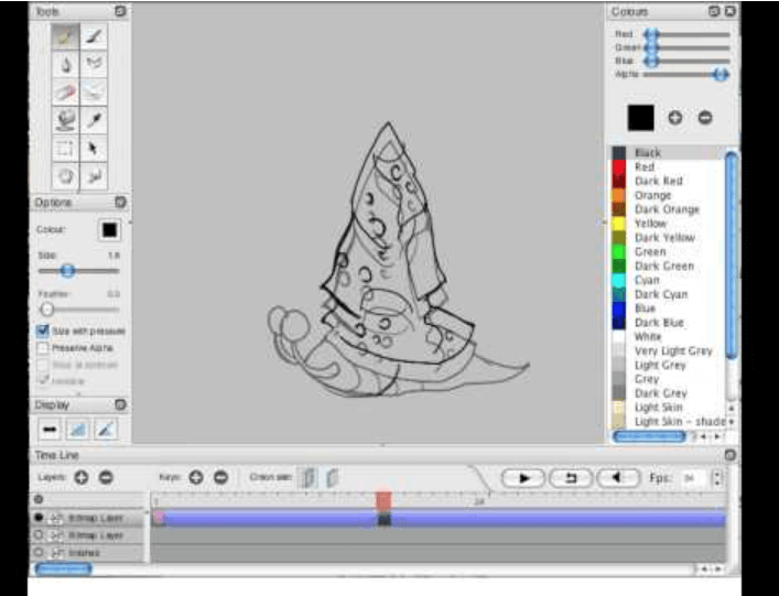 best free software for drawing animations