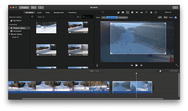 Apple    iMovie - Phần mềm chỉnh sửa video Mac tốt nhất