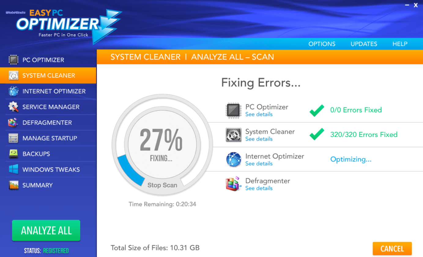 cpu and ram optimizer windows 10