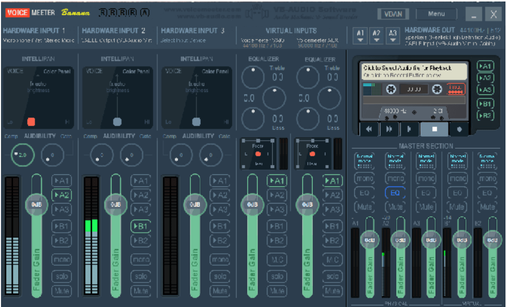 VoiceMeeter Banana - Best Audio Equalizer For Windows 10