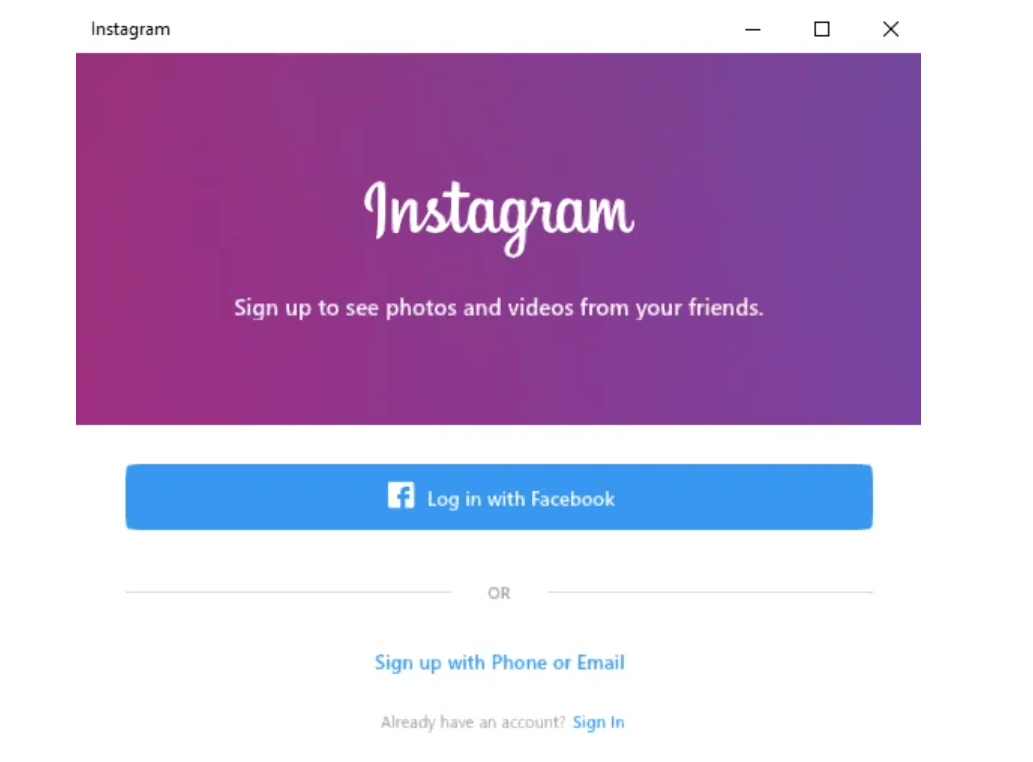 Windows Instagram App - Alternative to Gramblr