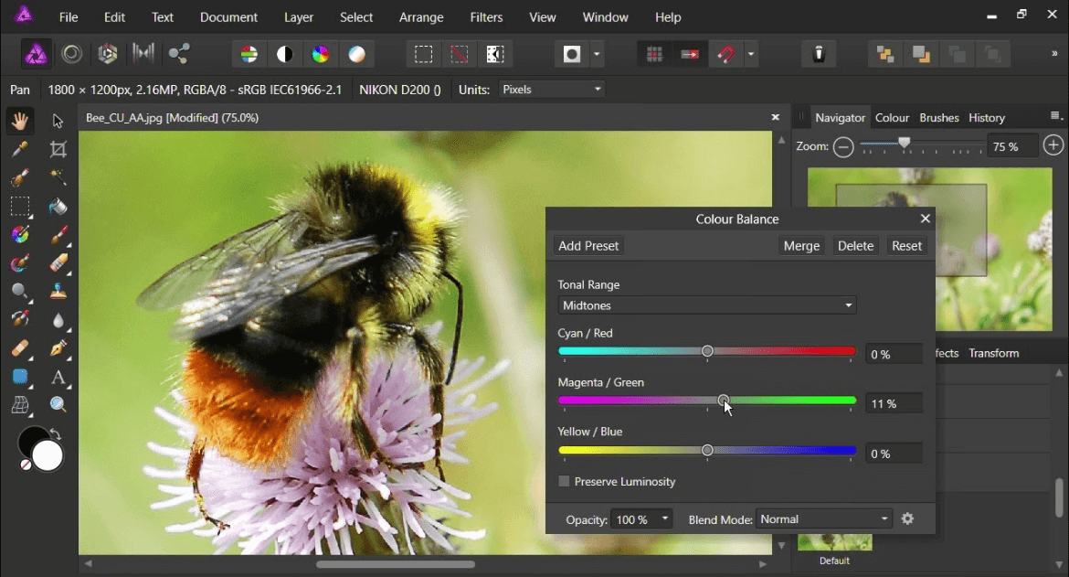 Affinity Photo - Best Free Photo Stitching Software