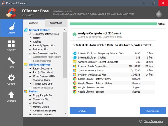 piriform ccleaner for mac