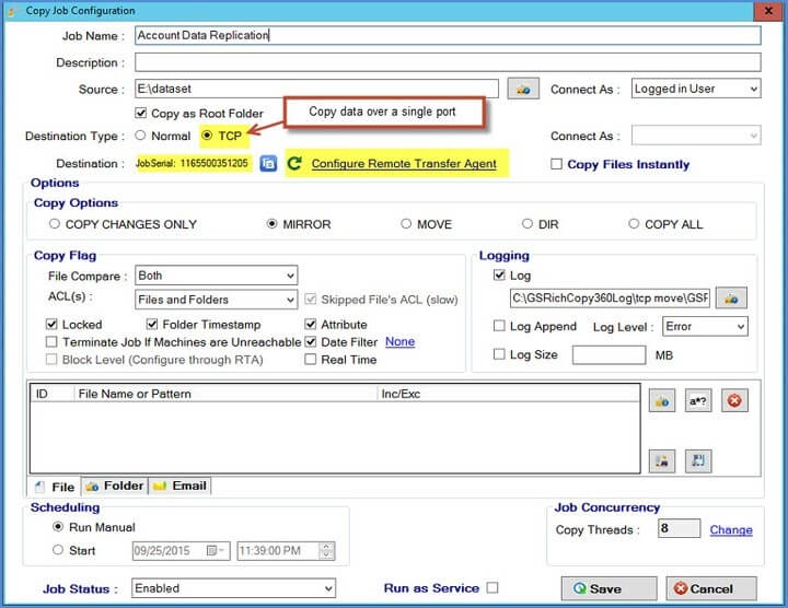 GS RichCopy 360 - Data Copy Software