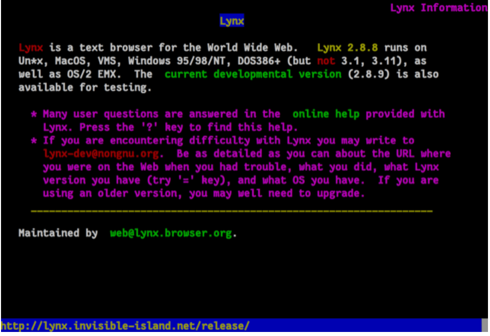 Lynx - Windows Lightweight Browser