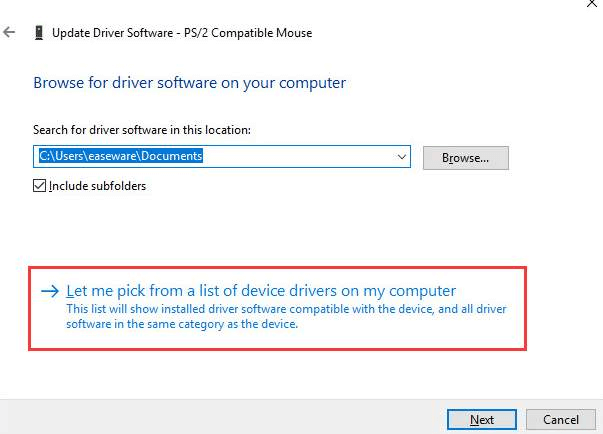 Reinstall the wireless mouse driver - 1