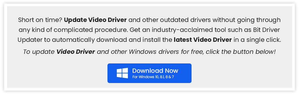 video driver update