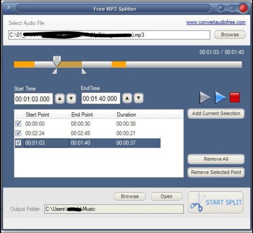 Free MP3 Splitter