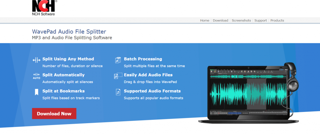 WavePad Audio File Splitter