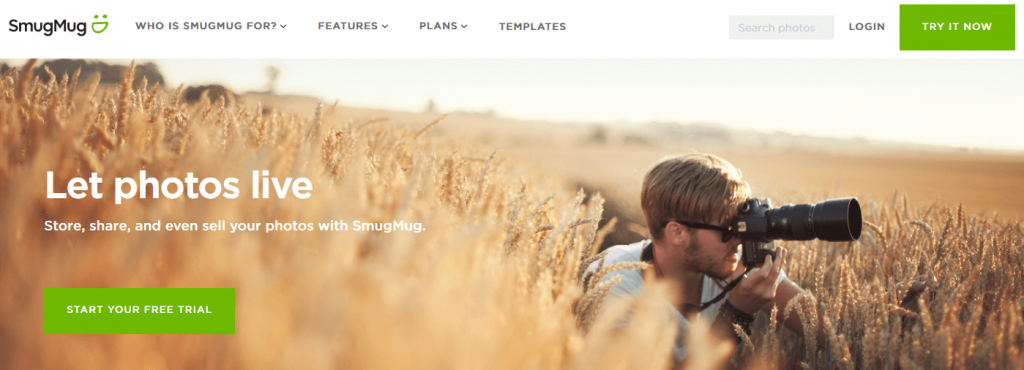 SmugMug powerful website for photo hosting