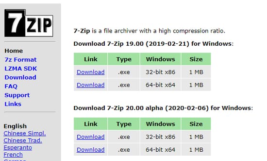 7zip online extractor