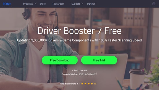 Driver Booster Free driver updater for Windows