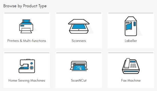 Brother Printer drivers products category wise