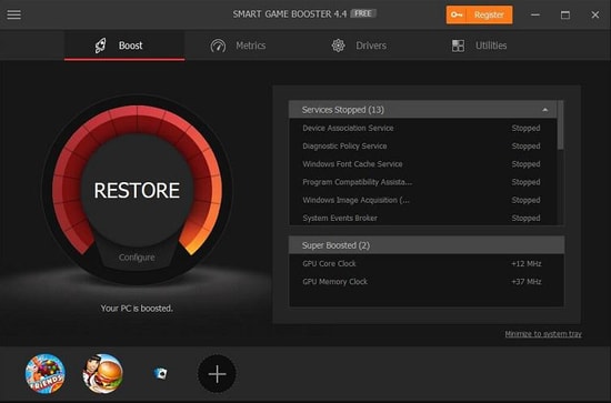 GameLibBooster Game Optimizer: optimize your PC for gaming