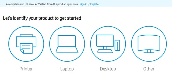 Choose Laptop from the available categories