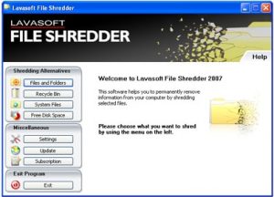 file shredder windows vista free