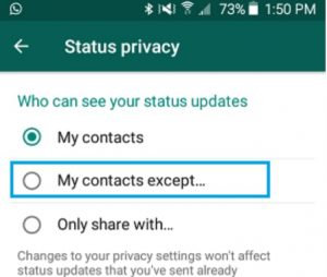 How to Show or Hide WhatsApp Status from Specific Contacts (2020)