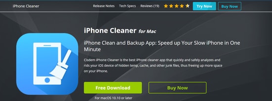 Cisdem iPhone Cleaner