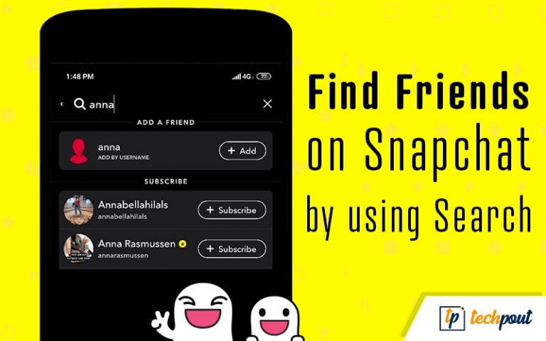 Find Friends On Snapchat Using Search