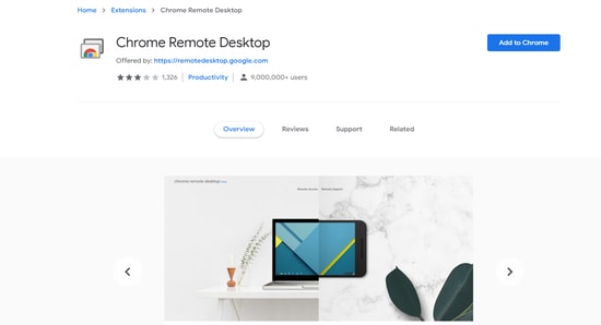 remote desktop chrome extension download