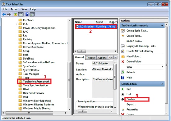 Methods to disable CTF loader