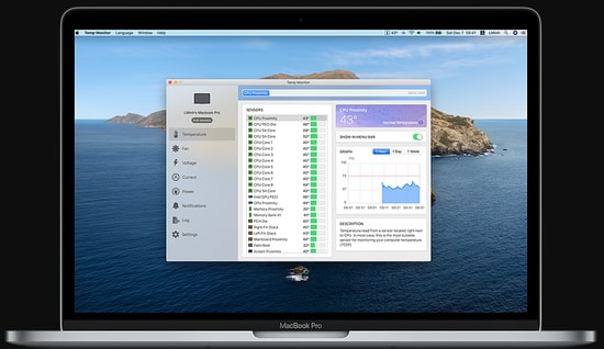 Temp Monitor - Mac CPU Temperature Monitor App