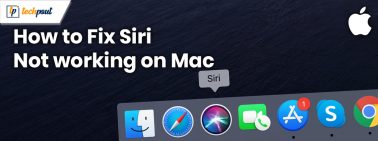 How To Fix SIRI Not Working On Mac