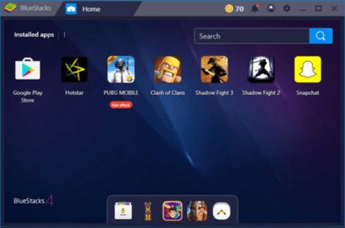 bluestacks android emulator snapchat