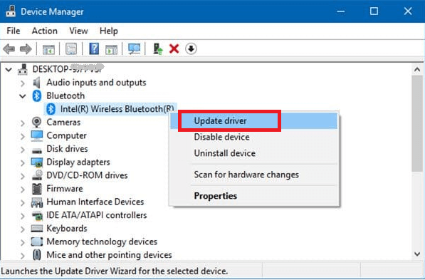 bluetooth install drivers windows 10