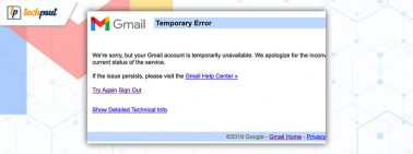How to Fix Gmail Temporary Error