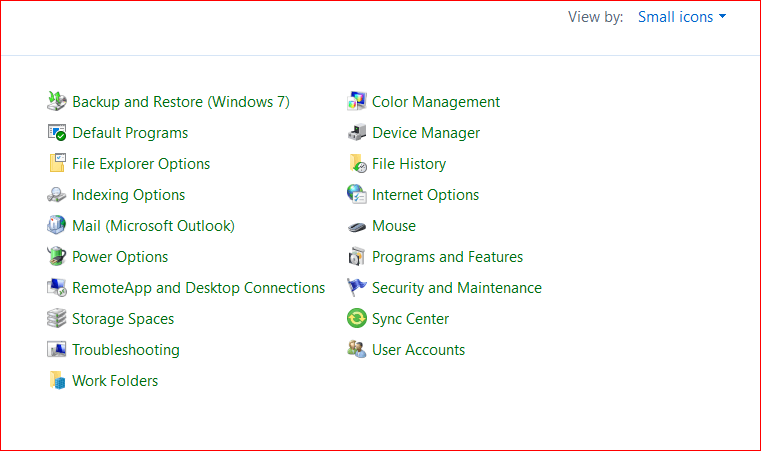 Choose Option of Troubleshooting and Hit View All Option